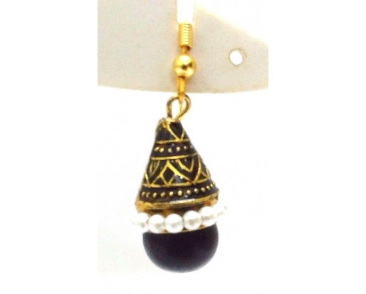 Meenakari Minakari Enamel Jhumka Jhumki Handmade Earring Jewelry Chandelier A111